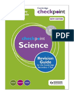 Cambridge Checkpoint Science Revision Guide For The Cambridge Secondary 1 Test - Peter Riley