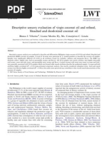 Download Descriptive Sensory Evaluation of Virgin Coconut Oil and Refined by diwata444 SN54417211 doc pdf