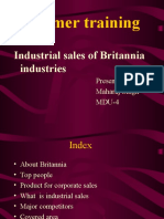 Summer Training: Industrial Sales of Britannia Industries