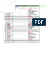 Workplan May