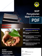 Sop Penyaluran Wakaf Quran