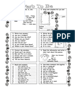 Verb To Be Practice Fun Activities Games 415