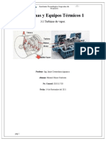 Investigacion de Turbinas de Vapor