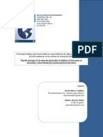 Estrategias Lúdicas para Desarrollar La Corporeidad de Los Niños Del Primer Grado Del