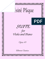 Paque - Suite For Viola and Piano Op.49
