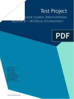 Test Project: IT Network System Administration Module B - Windows Environment