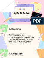 What is Antrophocene