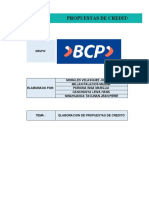 Propuestas de Credito BCP