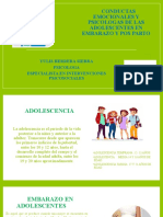 Diapositivas Embarazo en Adolescencia