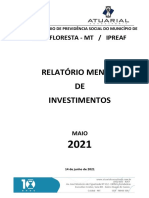 Relatorio Mensal de Investimentos