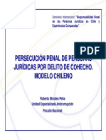 Fiscalía Nacional - Persecución Penal Personas Juridicas Por Delito de Cohecho