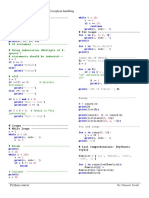 Python Control Struct - Verbose