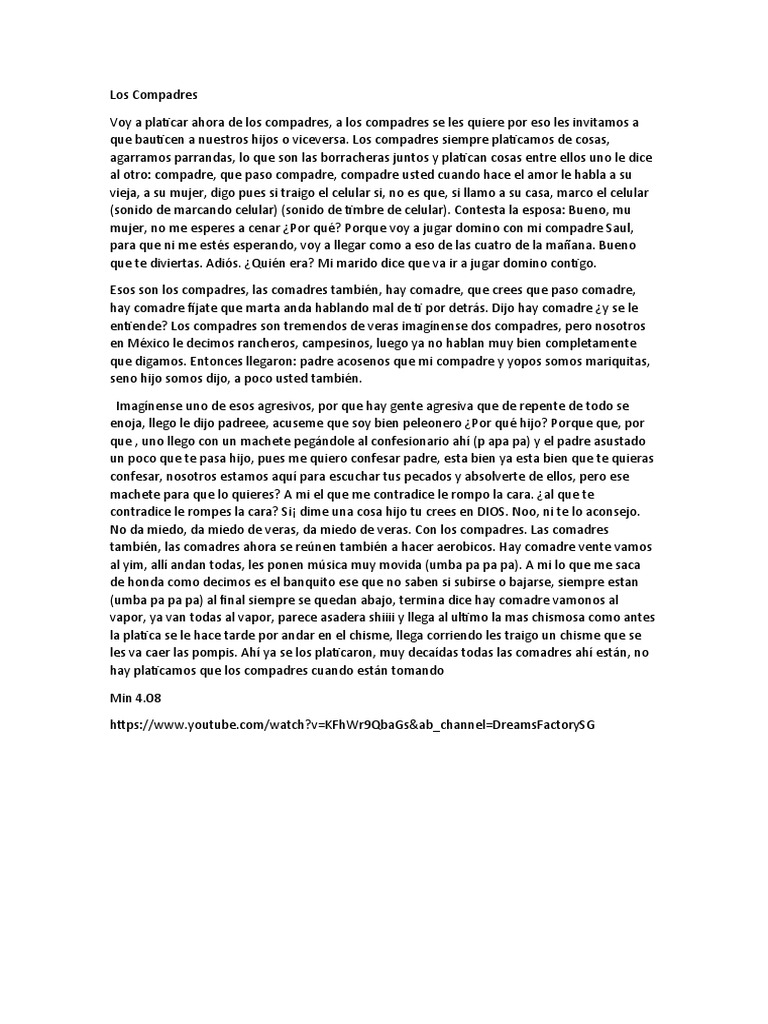 Los Compadres | PDF