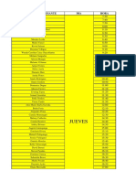 Horario Postulacion