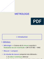 Fonction Metrologie PDF