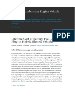 Internal Combustion Engine Vehicle: Lifetime Cost of Battery, Fuel-Cell, and Plug-In Hybrid Electric Vehicles