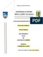 Formatos para Tesis Individual o Colectiva