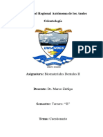 Cuestionario Biomateriales Dentales II