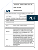 Easa Emergency Airworthiness Directive: EAD No: 2006-0326-E