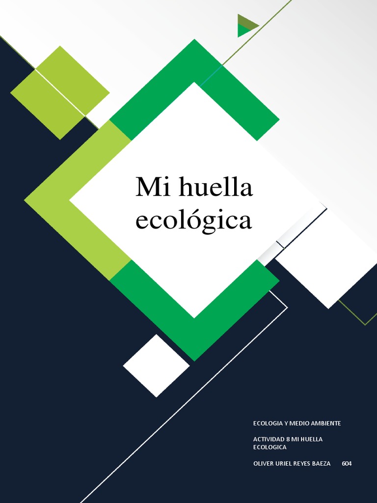 Huella Ecológica: Impacto y Reducción | PDF | Naturaleza | Entorno natural