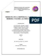 Informe Medicina Republicana, Cayetano Heredia y Alcides Carrión