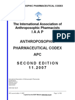 Anthroposophical Pharmacy Codex