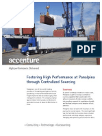 Accenture Panalpina Centralized Sourcing