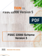 Transition To FSSC 22000 v5