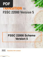 Transition To FSSC 22000 v5