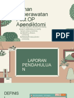 Asuhan Keperawatan Post - OP Apendiktomi-Dikonversi