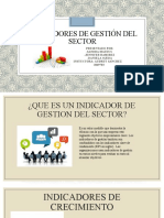 INDICADORES DE GESTION DEL SECTOR Expocision