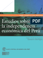 Estudios Sobre La Independencia Económica Del Perú (Juan Copello y Luis Petriconi)