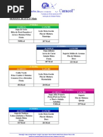 Ementa de 23 a 27 Maio