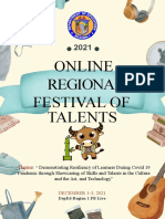 Online Regional Festival of Talents: Theme