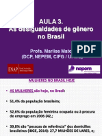 Aula 3 - Desigualdades de Gênero No Brasil - INDICADORES