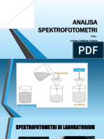 Analisa Spektrofotometri