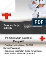 Program Kerja Individu: Ammalia Rachmi 14711065/ FK-Pendidikan Dokter Unit PW 45
