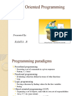 Aspect Oriented Programming: Ramya - R