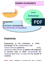 Engineering Economics: Asfandyar