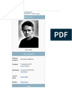Marie Curie: para Otros Usos de Este Término, Véase