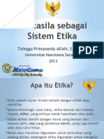 Pancasila Sebagai Sistem Etika