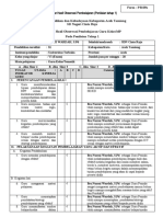 Lembar Hasil Observasi Pembelajaran (Penilaian Tahap 1) : Form: PB-09a