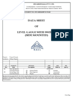 IPS MBD21907 in 511B Data Sheet of Level Gauge Switch (Side Mounted) A