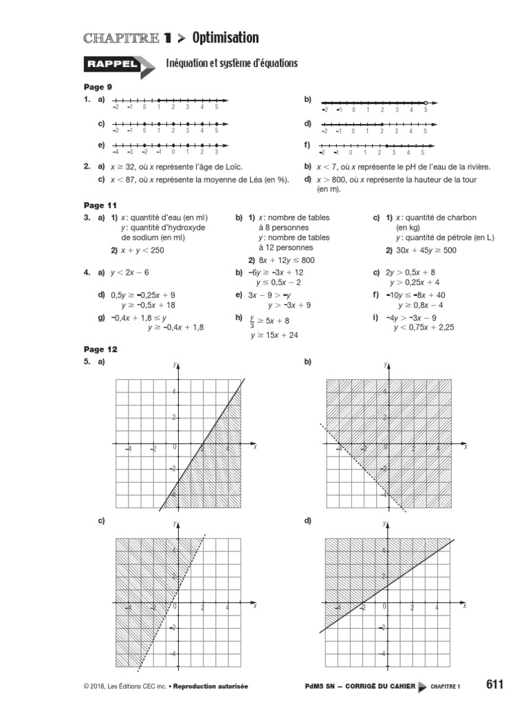 Option Science Physique Secondaire 5 Corrigé Pdf PdM5 SN Chap1 Corr | PDF | La nature