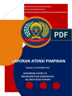 Attensi Pimpinan Penyemprotan Disinfektan 05102021