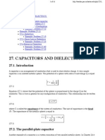 Capacitors and Dielectrics