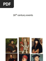 16th Century Events