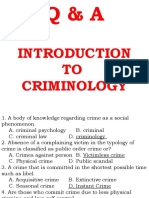 Q A Introduction To Criminology