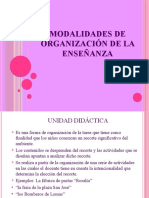 ESTRUCTURAS Power - Modalidades - de - Organizacion - de - La - Ensen - Anza - Estructuras