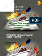 Pertemuan 13 - Pasar Input